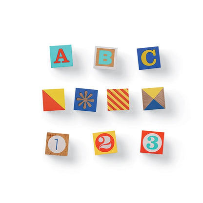 ABC - 123 Wood Blocks - Best Building &amp; Construction for Ages 2 to 4 - US 4474