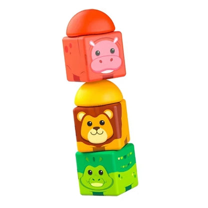 Geomag Magicube Blocks Stacking Safari - 10 pcs - Best for Ages 2 to 5 - US 9939