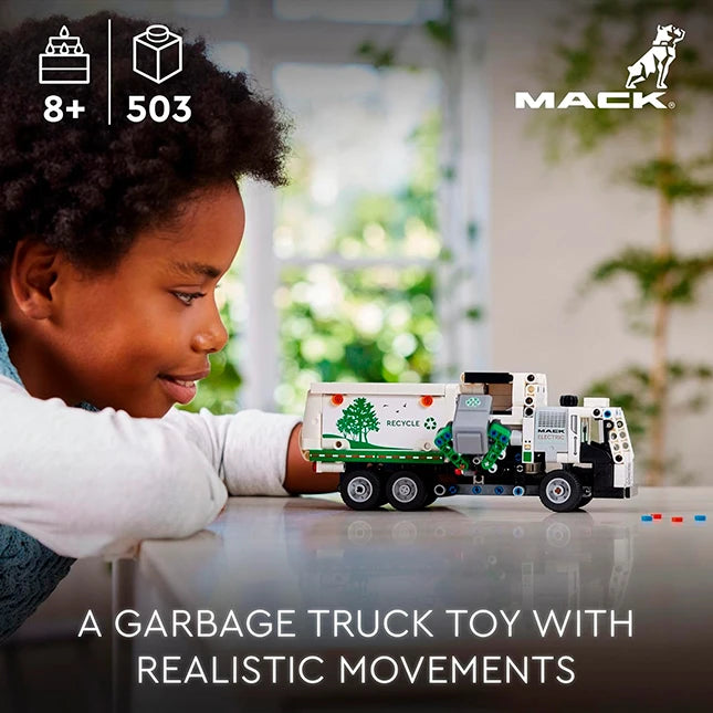 LEGO Technic - Mack LR Electric Garbage Truck - Best for Ages 8 to 12 - US 6265