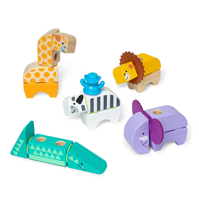 Blockables Safari Play Set - - Fat Brain Toys - US 2365