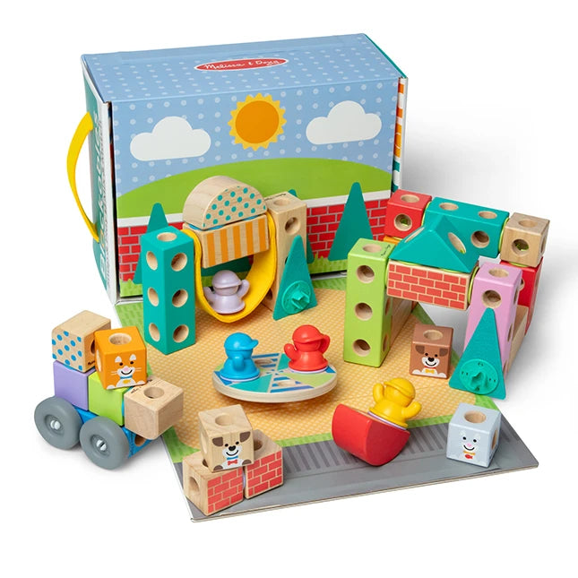 Blockables Town Play Set - - Fat Brain Toys - US 5060