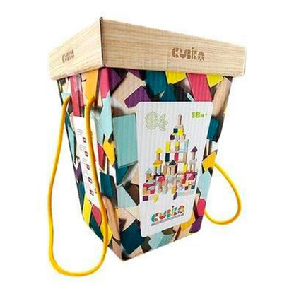 Cubika Wooden Blocks Construction Kit - - Fat Brain Toys - US 7266