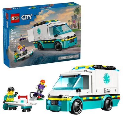 LEGO City - Emergency Ambulance - Best for Ages 5 to 8 - US 7430