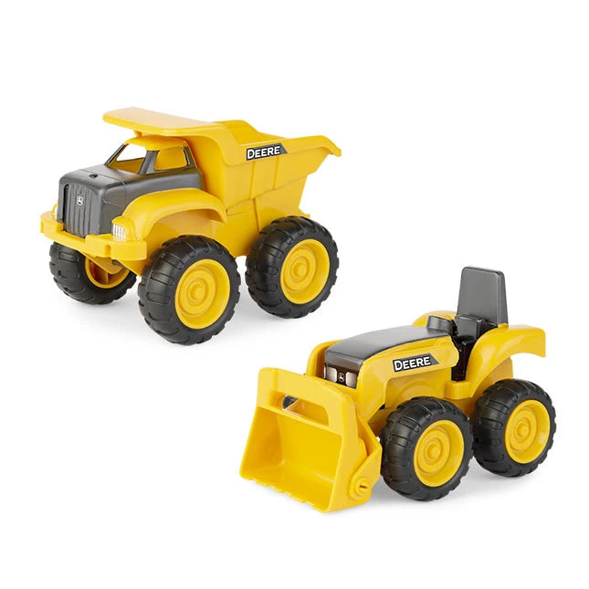 John Deere 6 inch Sandbox Construction 2 Pack with Loader and Dump Truck - US 9205