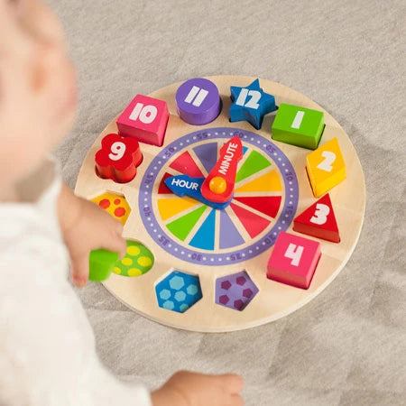 What Time Is It? Glow-In-The-Dark Clock Puzzle - Best for Ages 3 to 4 - US 6387